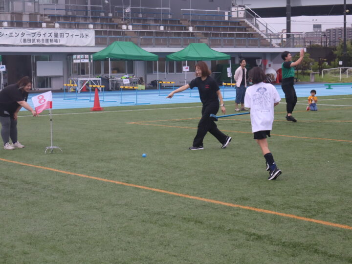 グラウンドゴルフリレー！