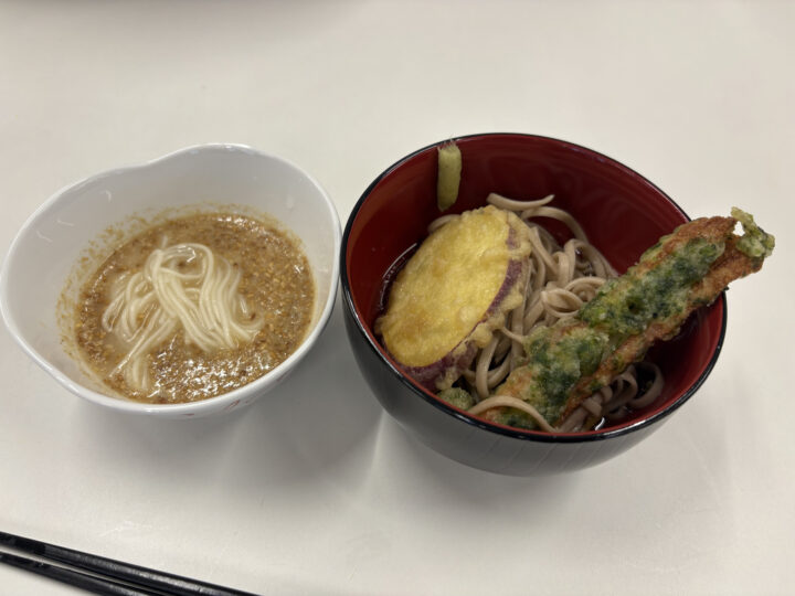 2日目昼そうめん＆そばパーティー！