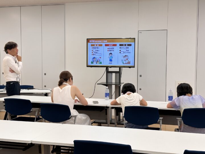 夏休みの自由研究に！親子で学ぶ熱中症講座