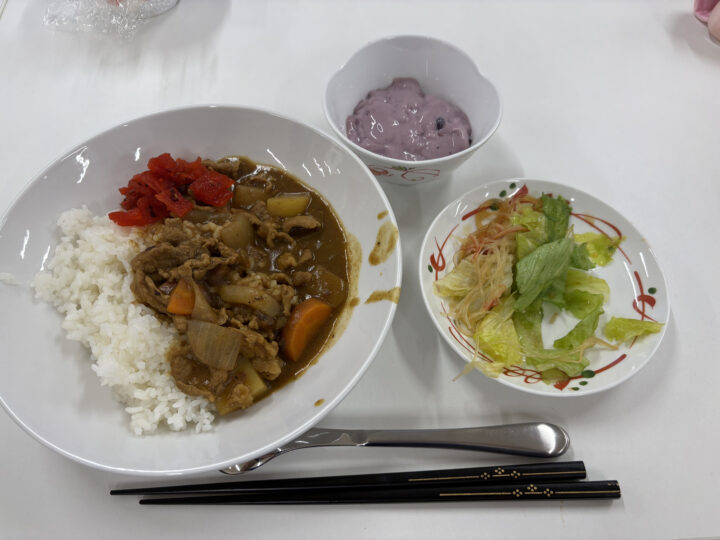 1日目カレー！